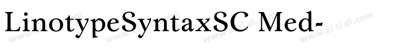 LinotypeSyntaxSC Med字体转换